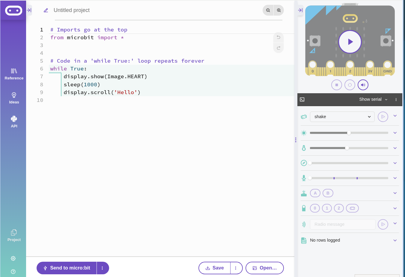 Python editor